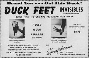 Duck Feet Invisibles Advertisement